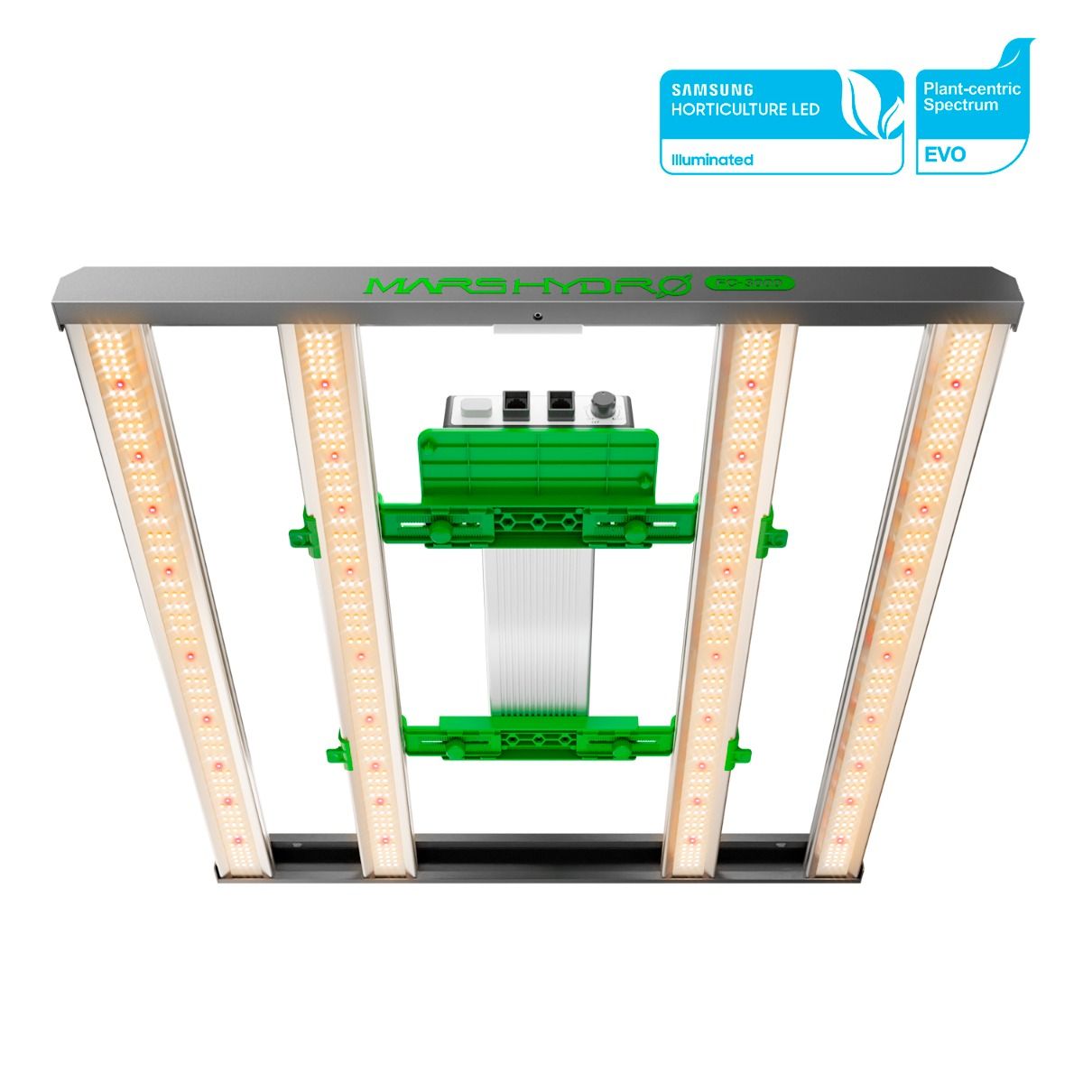 Mars Hydro FC3000-EVO 300W Full Spectrum Smart LED Grow Light with Samsung LM301H EVO Chips