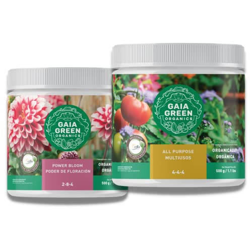 Gaia Green All Purpose & Power Bloom, Organic Dry Amendment Bundle