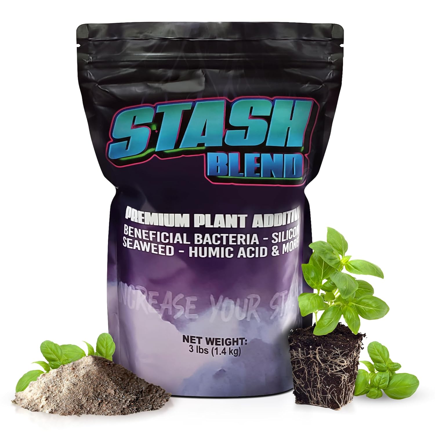 Stash Blend Premium Plant Additive - Microbes, Silica, & More