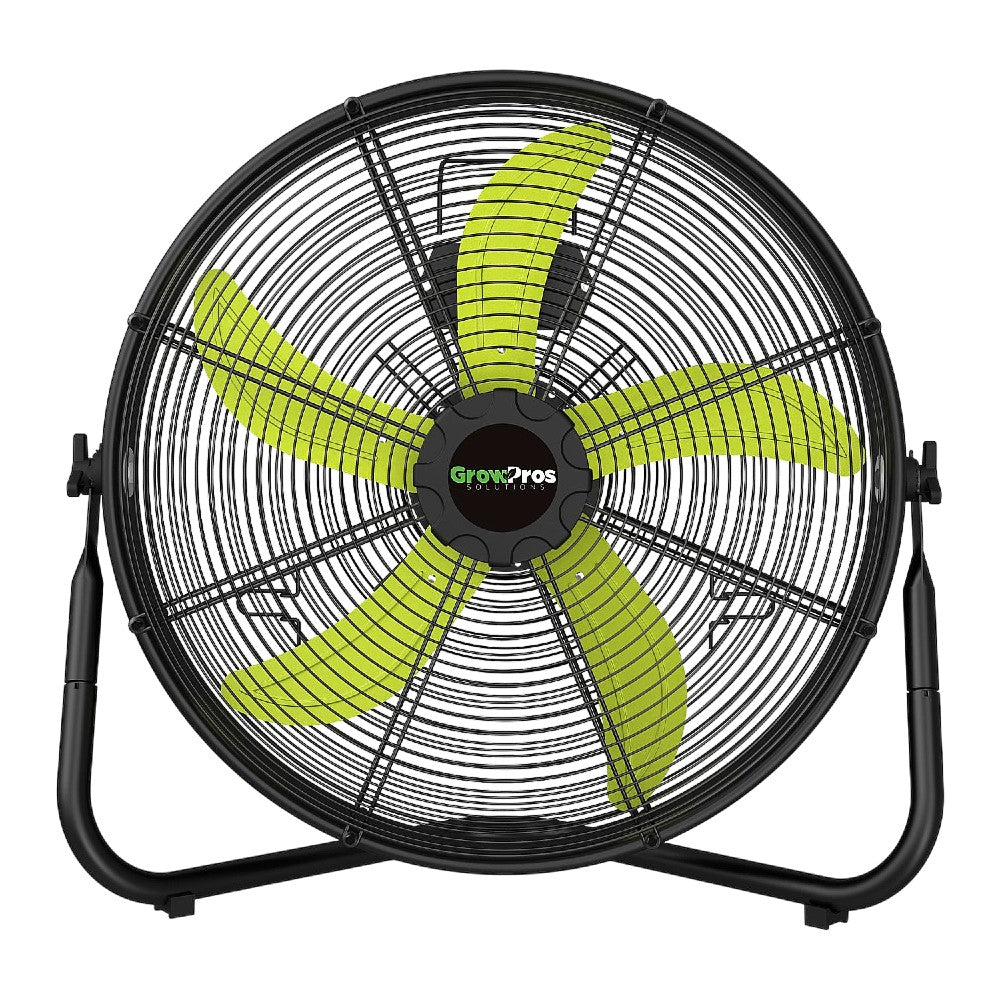 GrowPros Pegasus High Velocity Drum Fan - Wall/Floor Mount, Sealed Motor