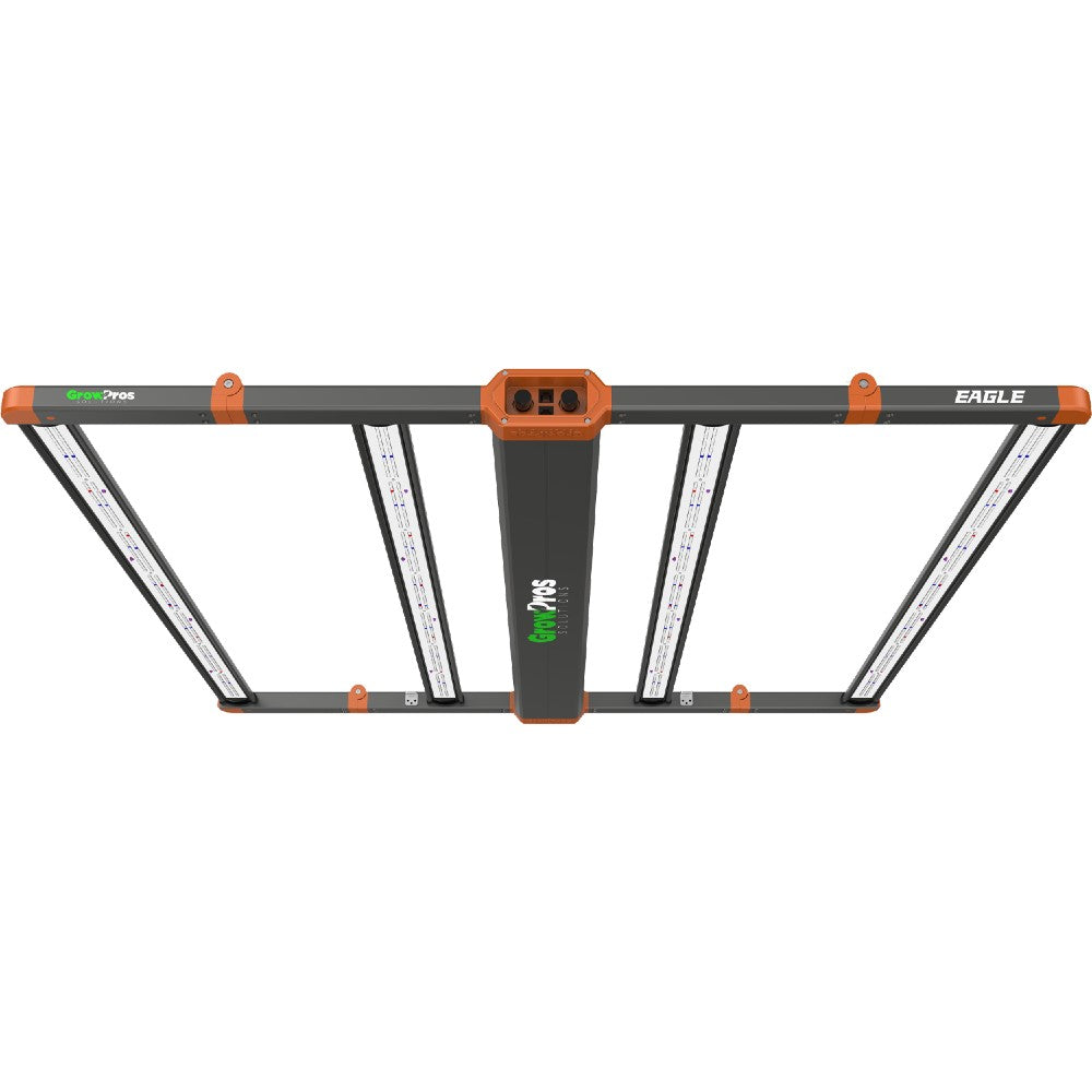 GrowPros Eagle 450W LED Grow Light, Dual Channel, UVA Full Spectrum with Deep Blue & Red for Vegetative Stage