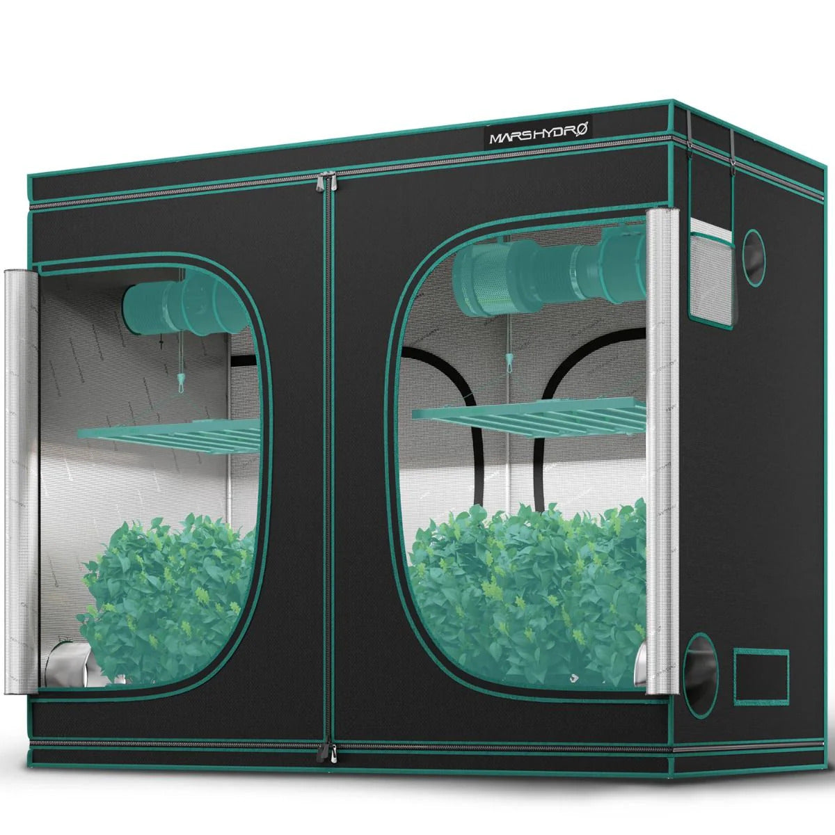 Mars Hydro Hydroponic 8′×4′ Grow Tent – 96″×48″×80″ (240×120×200 cm)