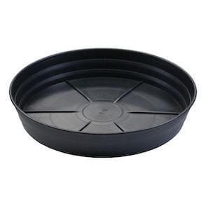 12 Inch Grow1 Premium Black Injection Pot Saucers (5-Pack) - Grow1 - Happy Hydro