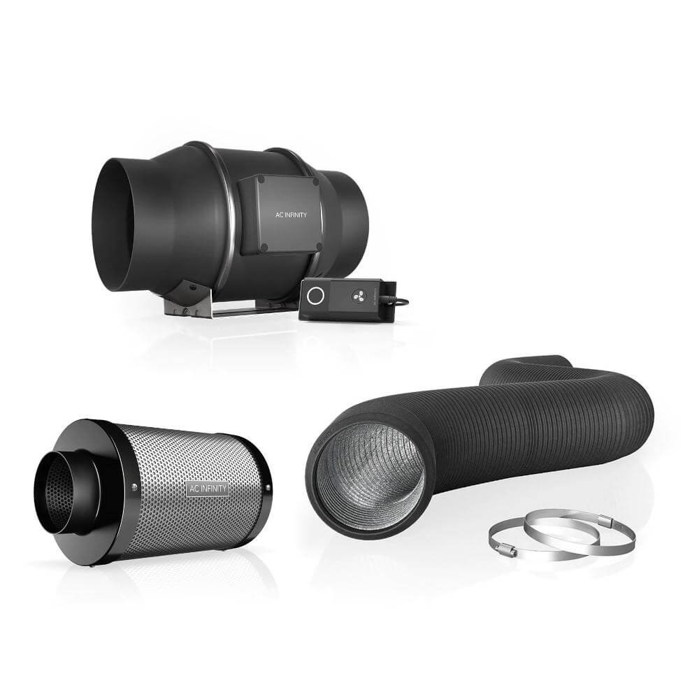 AC Infinity Ventilation Kit for Grow Tents 6 Inch Happy Hydro