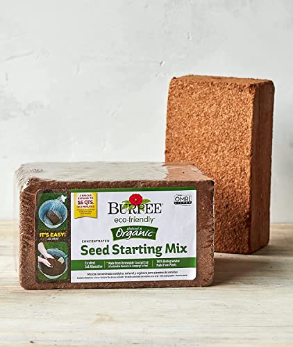Burpee Organic Coconut Coir Seed Starting Mix, 16 Quart - Burpee - Happy Hydro