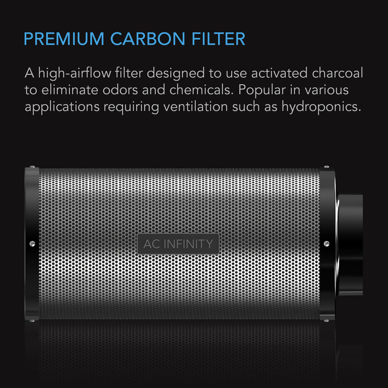AC Infinity Carbon Filter 12 Inch - AC Infinity - Happy Hydro