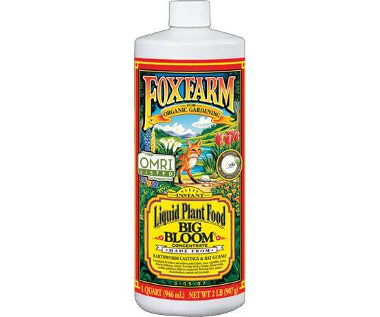 FoxFarm Big Bloom Liquid Concentrate, 1 Quart - FoxFarm - Happy Hydro