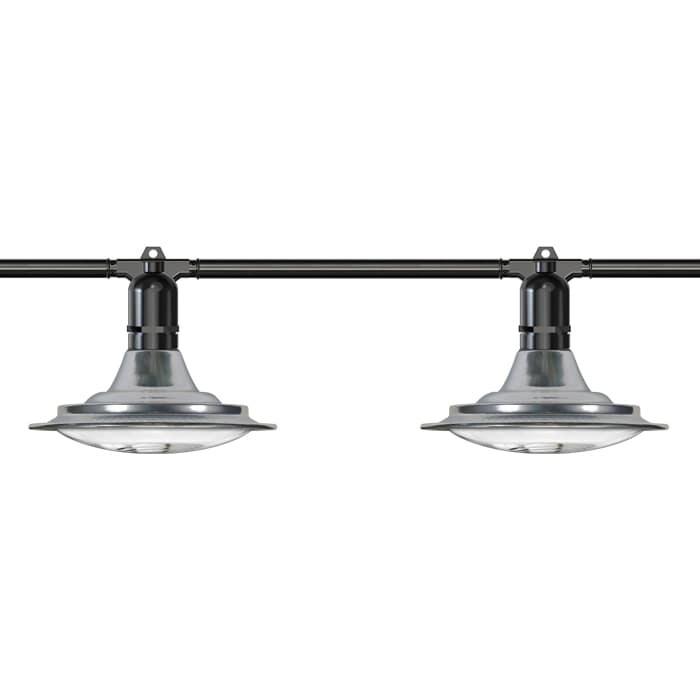 Greenhouse Expandable String Lights 14AWG w/ 12W LED 6500K Grow LED Bulbs - Grow1 - Happy Hydro