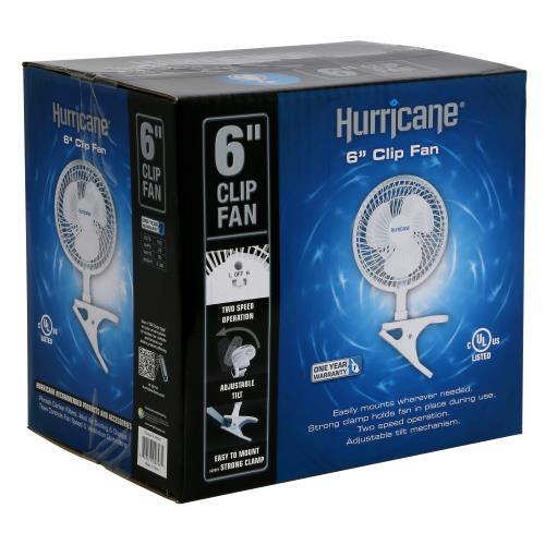 Hurricane 6 in Clip Fan - Hurricane - Happy Hydro