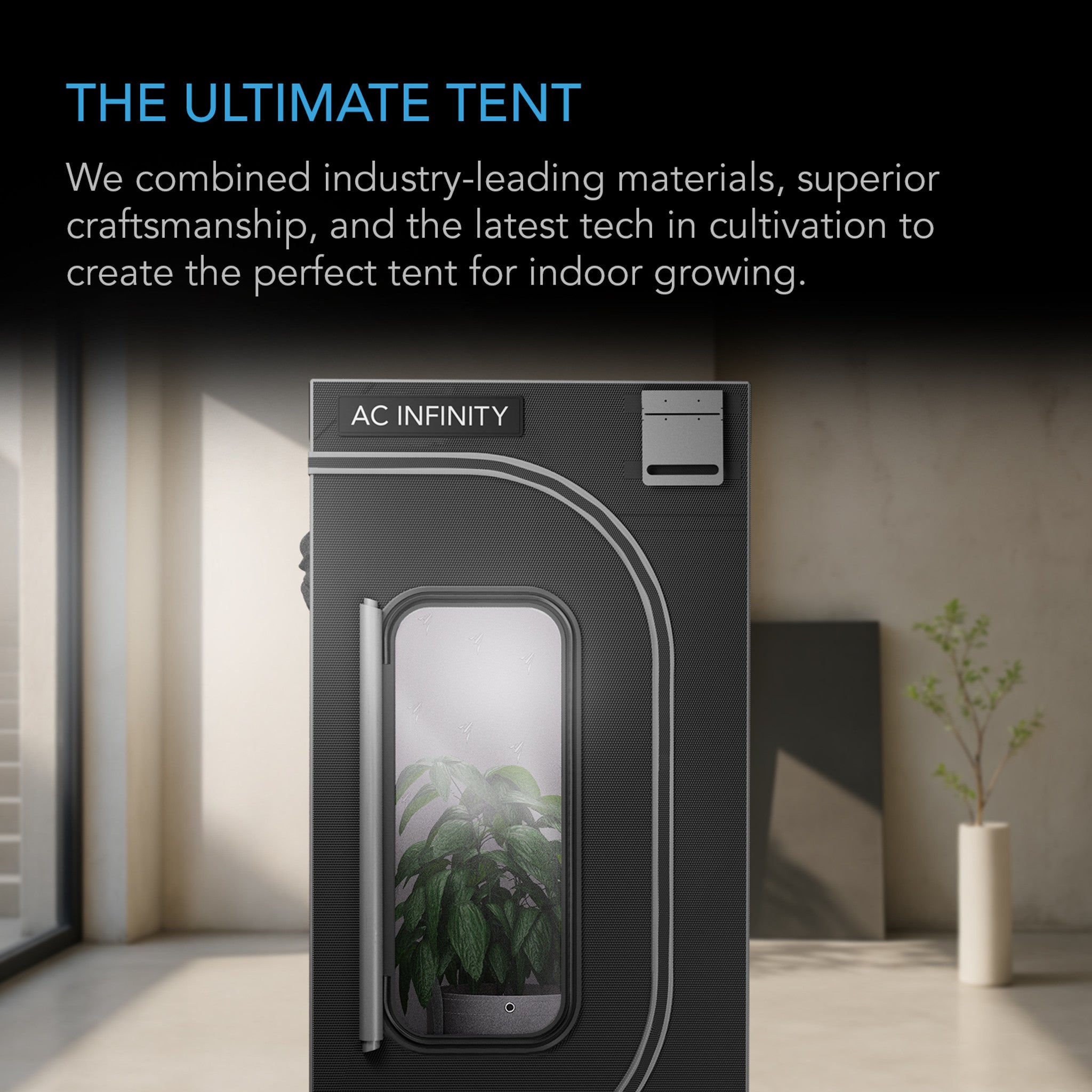 4x4 Grow Tent, AC Infinity Cloudlab 844 - 48
