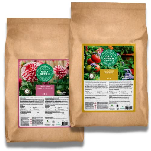 Gaia Green All Purpose & Power Bloom, Organic Dry Amendment Bundle