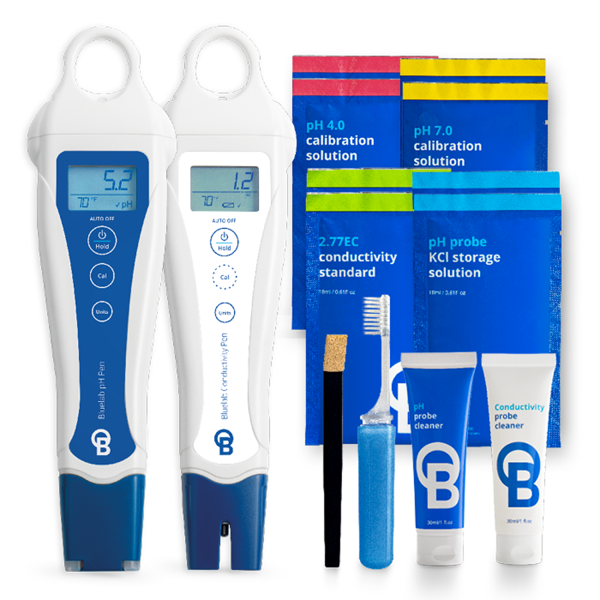 Bluelab pH Pen and Conductivity Pen Starter Pack, Waterproof
