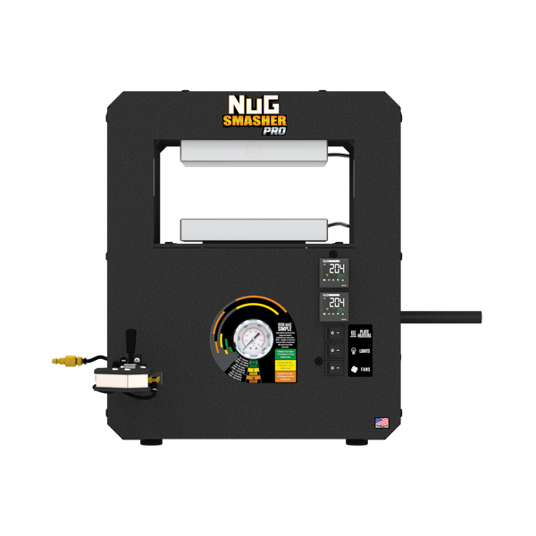 NugSmasher® PRO 20 Ton Pneumatic Rosin Press