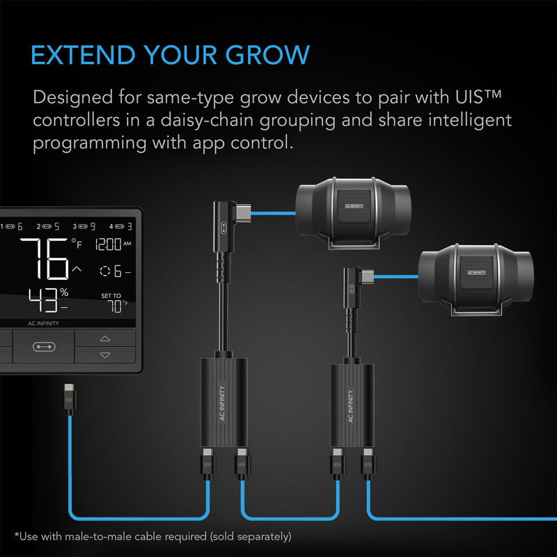 AC Infinity UIS 2-in-1 Splitter Adapter Dongle