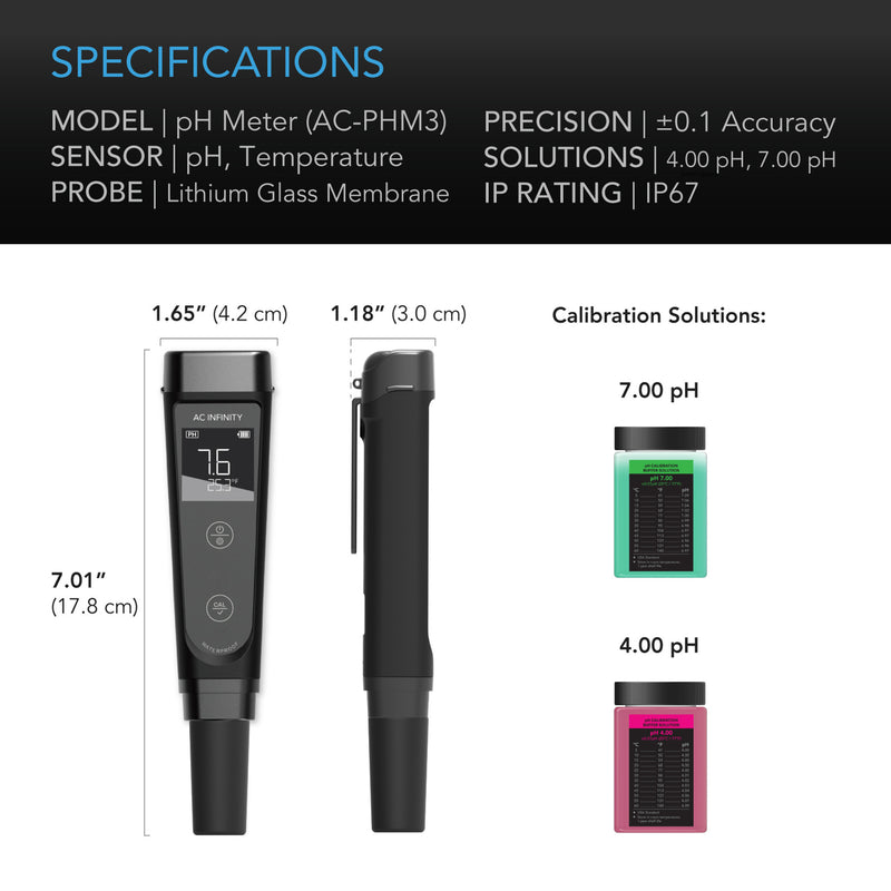 AC Infinity pH Meter Kit