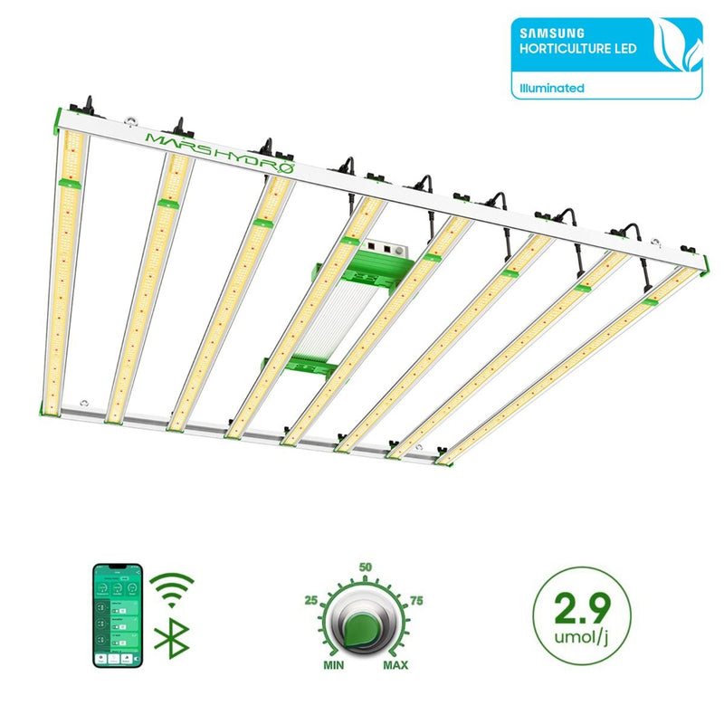 Beginner Grow Tent Kit Mars Hydro FC8000 LED 5’ x 5’