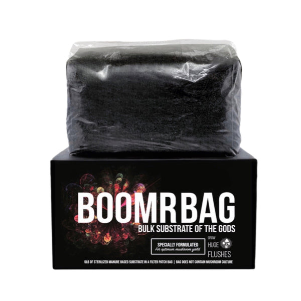 ‘Boomr Bag’ Manure-Based Sterile Mushroom Bulk Substrate