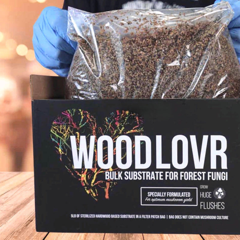 ‘Wood Lovr’ Organic Hardwood-Based Sterile Mushroom Substrate