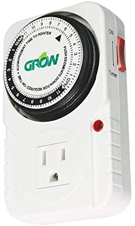 120V Single Outlet Mechanical Timer - Grow1 - Happy Hydro