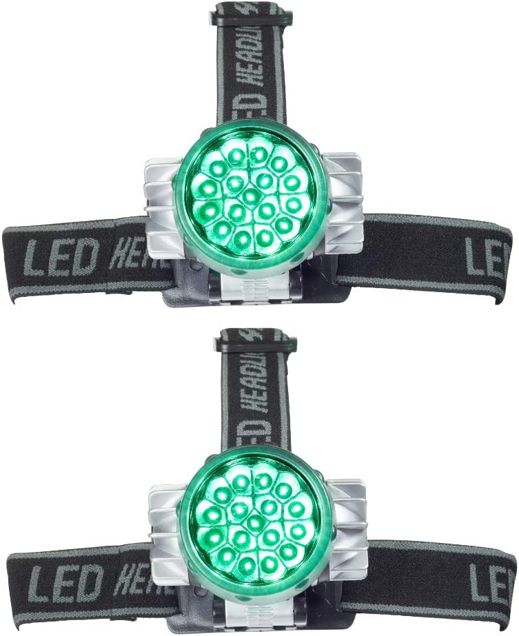 17 Bulb Green LED Headlamp - Happy Hydro Accessories - Happy Hydro