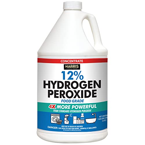 Harris Concentrated Food Grade Hydrogen Peroxide, 12%, 1 Gallon