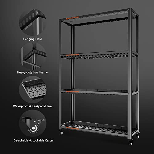 Plant Stand 3-Tier - Spider Farmer LED Seedling & Propagation Shelves