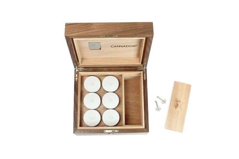 6 Strain Cannador with Nook Hand Crafted Secure Storage - Cannador - Happy Hydro