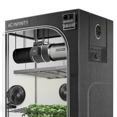 AC Infinity 5x5 Indoor Grow Tent Kit PRO, 6 Plant Kit - AC Infinity - Happy Hydro