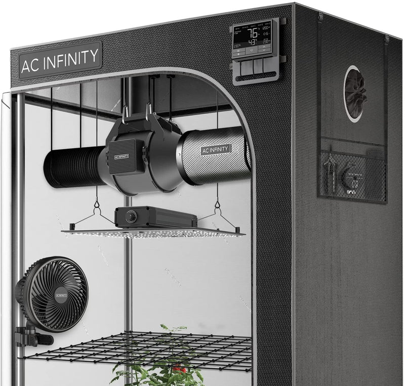 2x2 Indoor Grow Tent Kit, AC Infinity 1 Plant Short Kit - AC Infinity - Happy Hydro