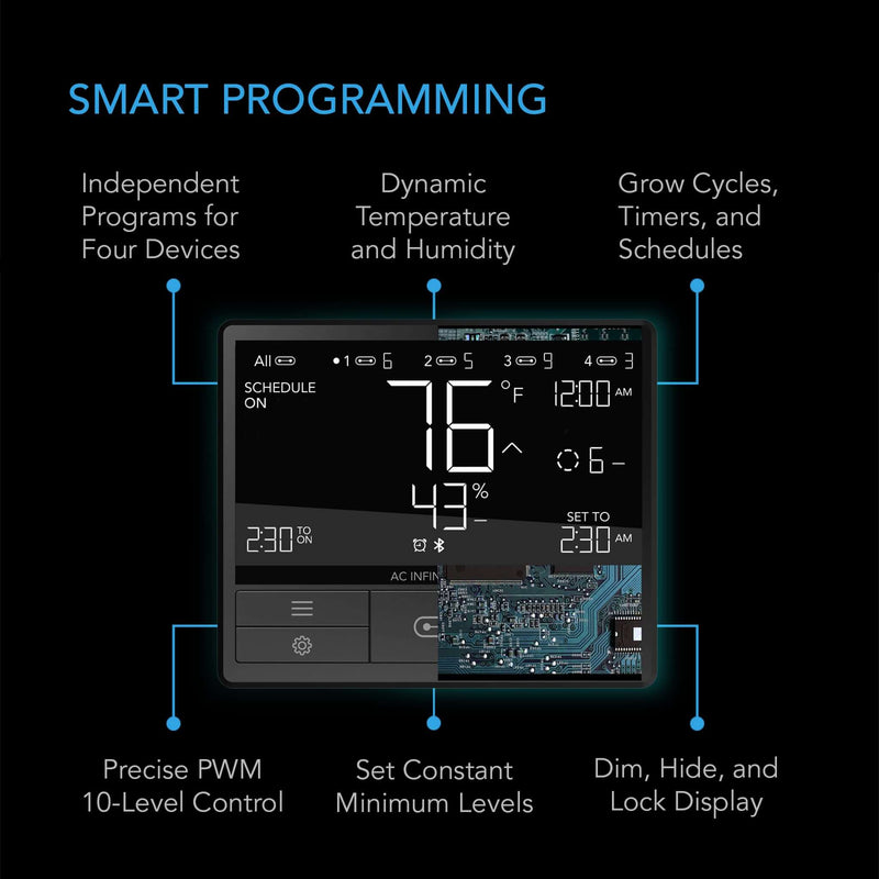 AC Infinity Controller 69, Bluetooth - AC Infinity - Happy Hydro