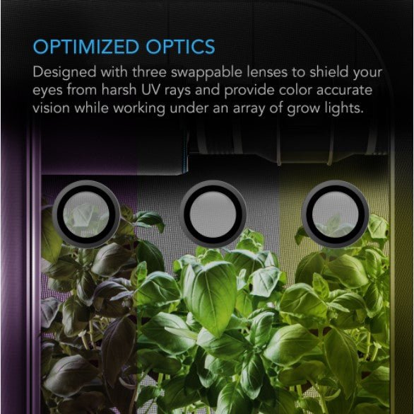 AC Infinity Grow Room Glasses, 3 Lenses - AC Infinity - Happy Hydro