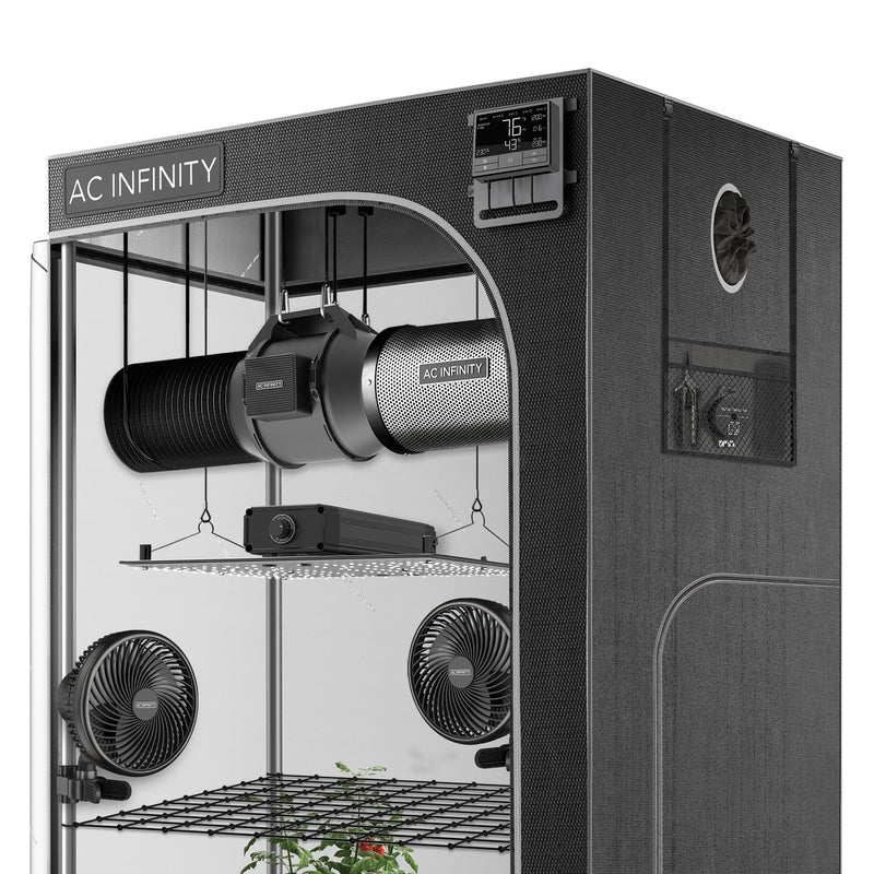 4x4 Indoor Grow Tent Kit, AC Infinity 4 Plant Kit - AC Infinity - Happy Hydro