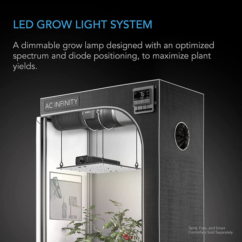 Ionboard S22 100 Watt LED Grow Light for 2x2 - AC Infinity - Happy Hydro