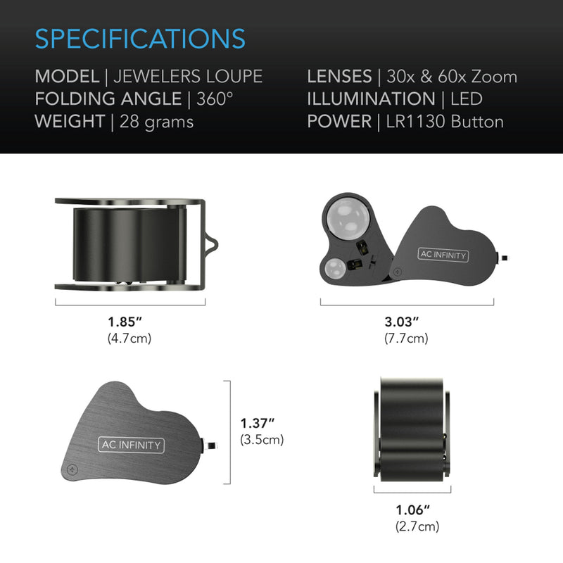 AC Infinity LED Loupe - AC Infinity - Happy Hydro