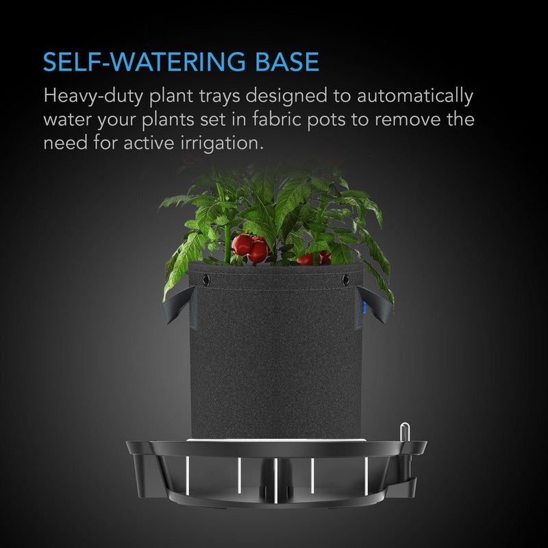 AC Infinity Self Watering Pot Bases, 4 Pack - AC Infinity - Happy Hydro