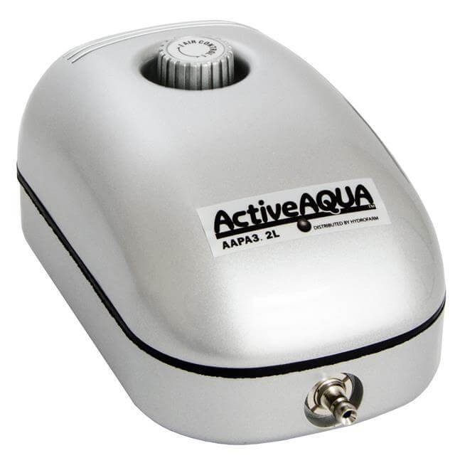 Active Aqua Air Pump 1 Outlet, 2w 3.2 L/min - Active Aqua - Happy Hydro