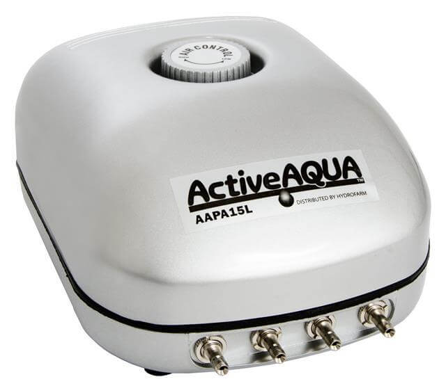 Active Aqua Air Pump 4 Outlets, 6w 15 L/min - Active Aqua - Happy Hydro