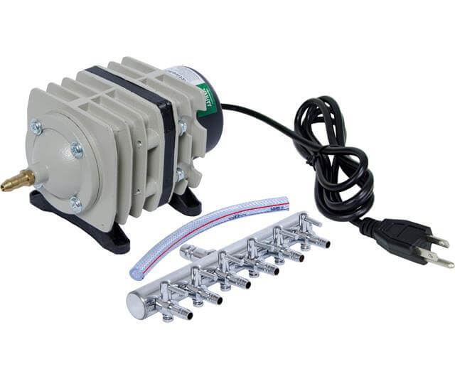 Commercial Air Pump for Hydroponics, 6 Outlets - Active Aqua - Happy Hydro