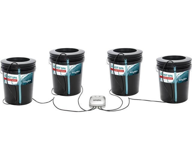 Active Aqua Root Spa 5 gal 4 Bucket System - Active Aqua - Happy Hydro