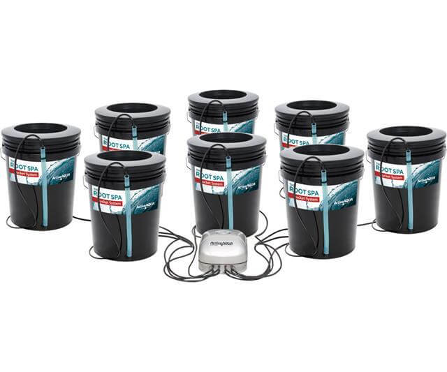 Active Aqua Root Spa 5 gal 8 Bucket System - Active Aqua - Happy Hydro