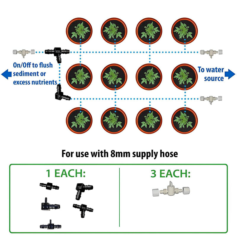 Blumat Basic Gravity System Fittings Set - Blumat - Happy Hydro