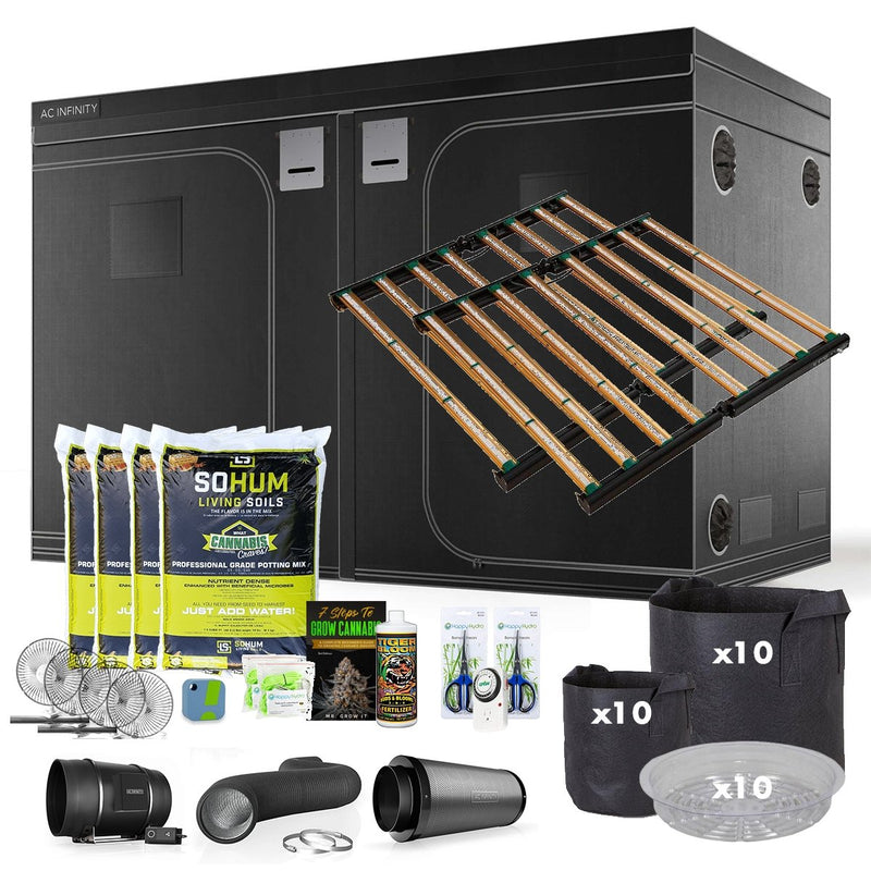 Beginner Grow Tent Kit Grower's Choice ROI-E720 LEDs 5’ x 10’ - Happy Hydro - Happy Hydro