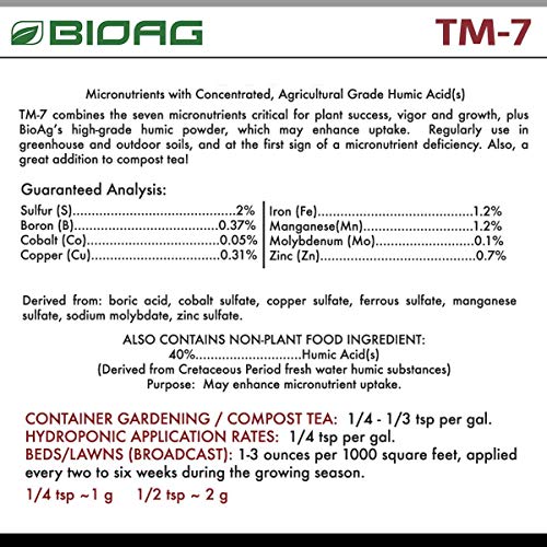 BioAg TM7 Organic Humic Acid Plus Essential Micronutrients - 5 lb - BioAg - Happy Hydro