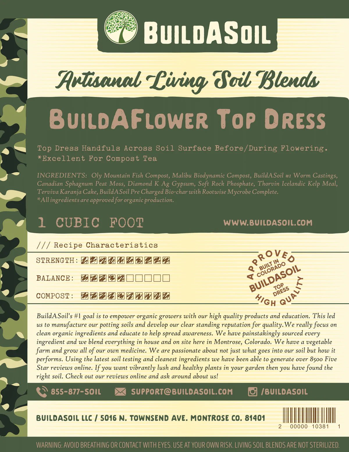 BuildASoil Build-A-Flower Top Dress Mix - BuildASoil - Happy Hydro