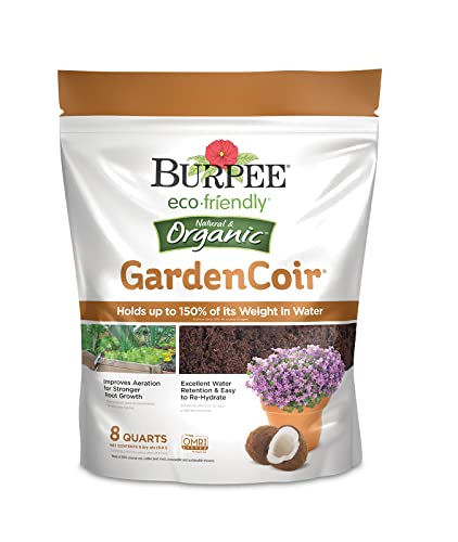 Burpee Natural & Organic Garden Coir, 8 quart - Burpee - Happy Hydro