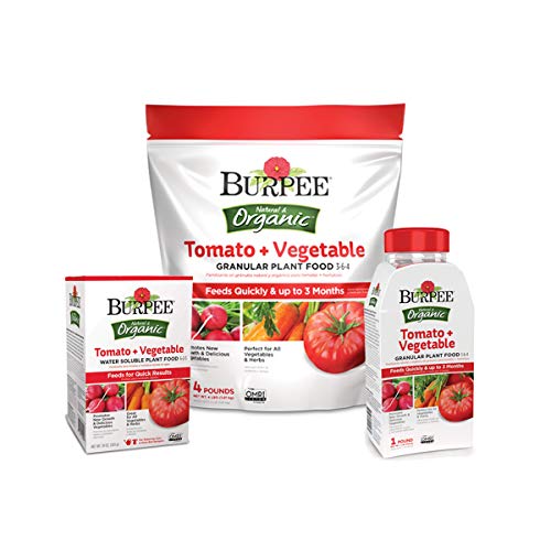 Burpee Organic Tomato & Vegetable Granular Plant Food, 4 lb - Burpee - Happy Hydro