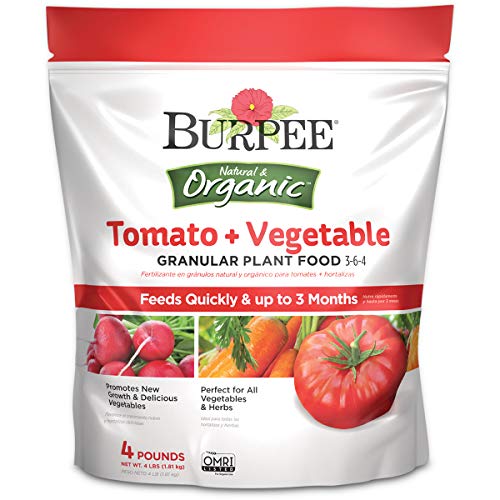 Burpee Organic Tomato & Vegetable Granular Plant Food, 4 lb - Burpee - Happy Hydro