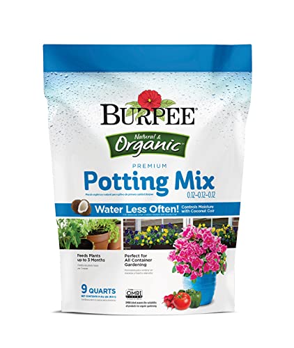 Burpee Premium Organic Potting Soil, 9 Quarts - Burpee - Happy Hydro
