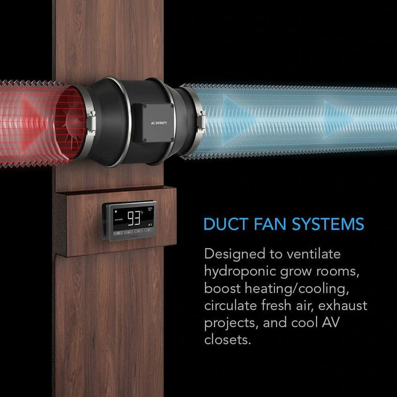 Cloudline S10 AC Infinity Fan with Speed Controller - AC Infinity - Happy Hydro