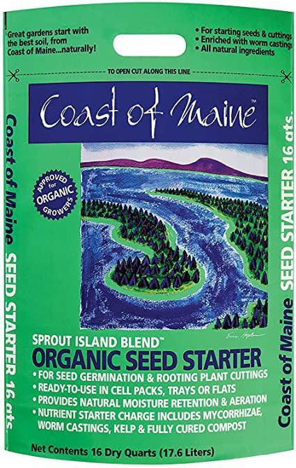 Coast of Maine Organic Seed Starter Soil 16 Quart Bag - Coast of Maine - Happy Hydro